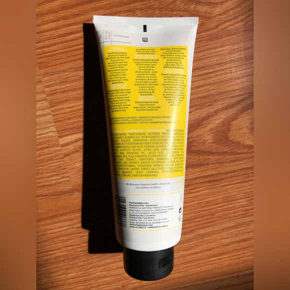 Korres Pure Greek Olive Body Cream Chamomile Tea 13.53 fl oz/ 400 ml - Picture 5 of 8